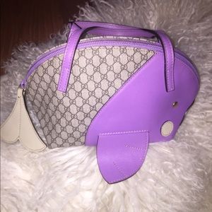 Gucci kid purse.  Supreme fish appliqué bag